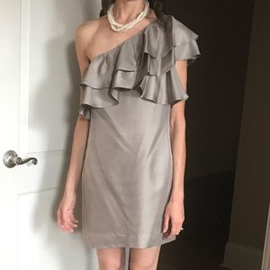 Banana Republic one-shoulder cocktail dress